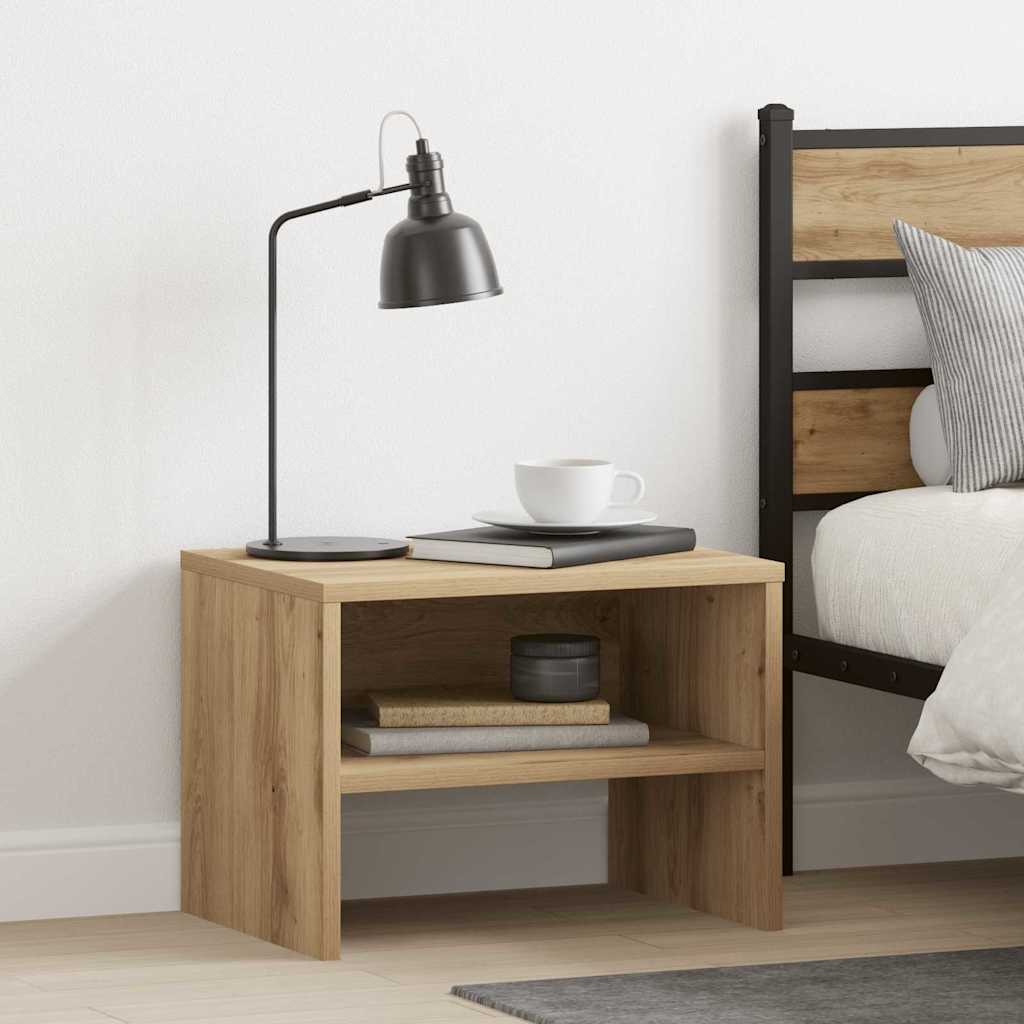 Bedside Cabinet Artisan oak 40 x 40 x 30 cm Engineered wood